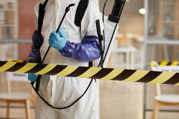 Professional Blood Cleanup technician working in Yorktown, TX